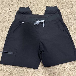 FIGS Women's Black Zamora Jogger Scrub Pants - M / Black